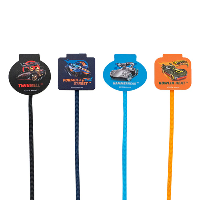 Semne de carte magnetice cu lasso Hot Wheels, 4 buc