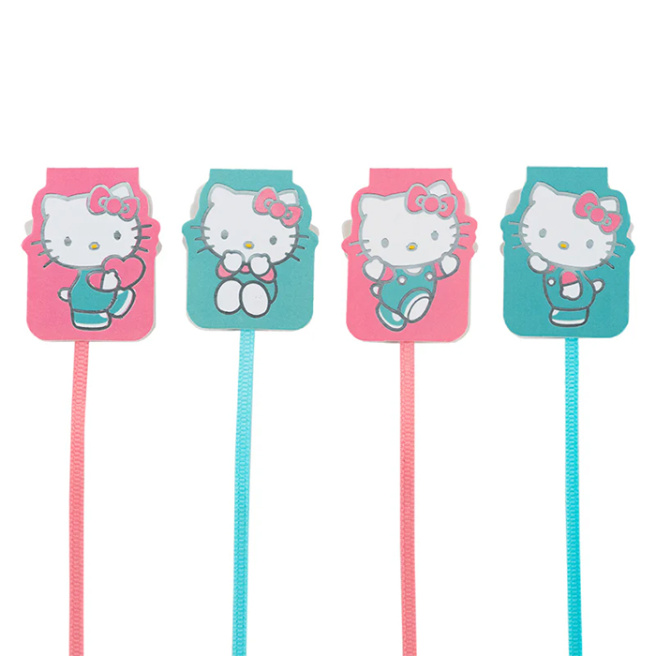 Набор магнитных закладок-ляссе Hello Kitty 4 шт