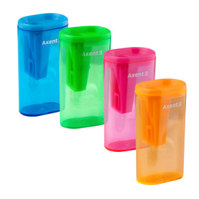 Ascuțitoare Axent Lighter, 1155-A, cu container, assorti