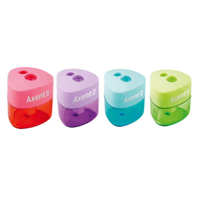 Ascuțitoare Axent Pastel soft, 1157-А, cu container, assorti