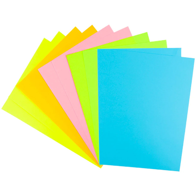 Set hîrtie colorată A4 Kite Naruto 10 foi 5 culori