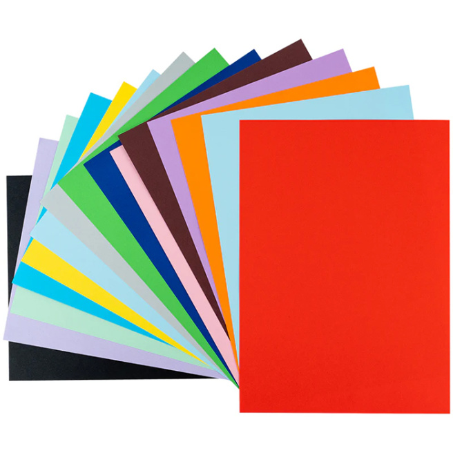 Set hîrtie colorată A4 Kite Transformers 15 foi 15 culori