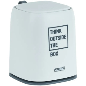 Настольный контейнер для мусора с механической крышкой, белый
