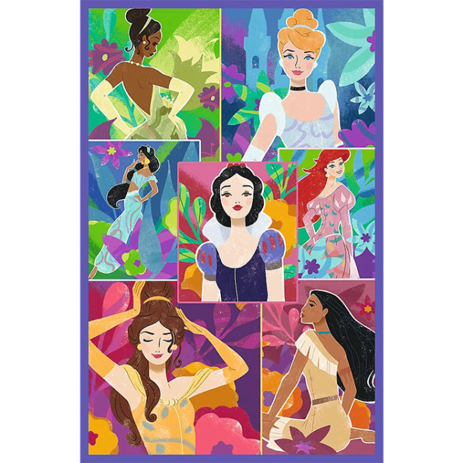 Пазлы "3x80" - Princesses friends