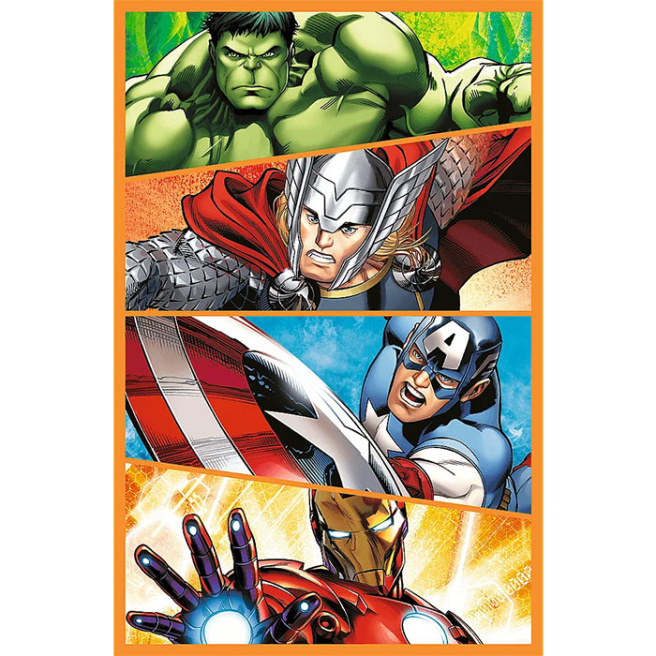 Пазлы "3x80" - Disney Marvel The Avengers