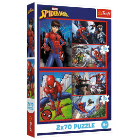 Пазлы "2x70" - Disney Marvel Spiderman