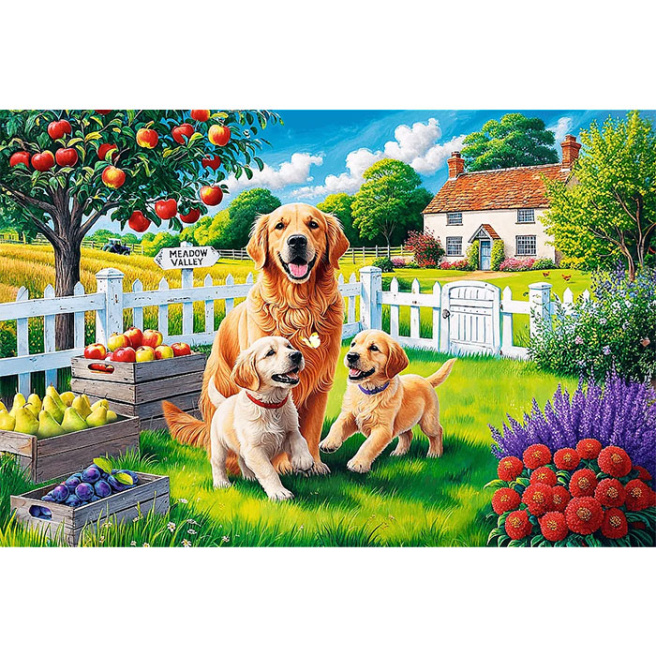 Пазлы "300 EasyPiece" - Dogs in the Countryside