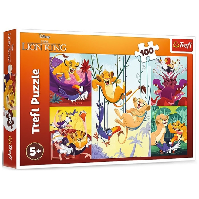 Puzzle "100" - Courageous Lion King / Disney Lion King