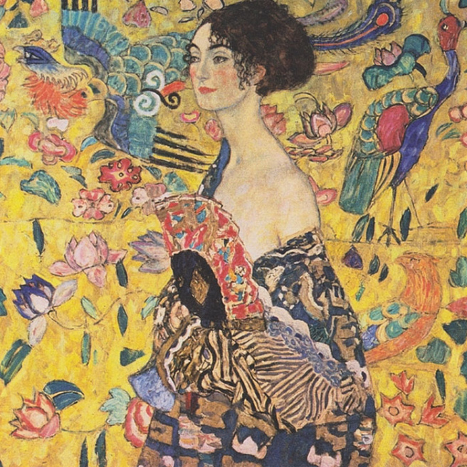 Пазлы "1000 Art Colection" - Gustav Klimt - Lady with fan