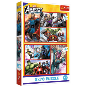 Пазлы "2x70" - Disney Marvel The Avengers