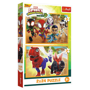 Пазлы "2x24" -Spidey and his Amazing Friends Marvel