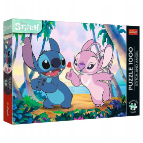 Пазлы "1000 Premium Plus" - Stitch & Angel