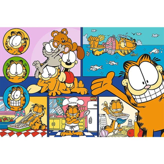 Пазлы "100" -  Lazy Garfield