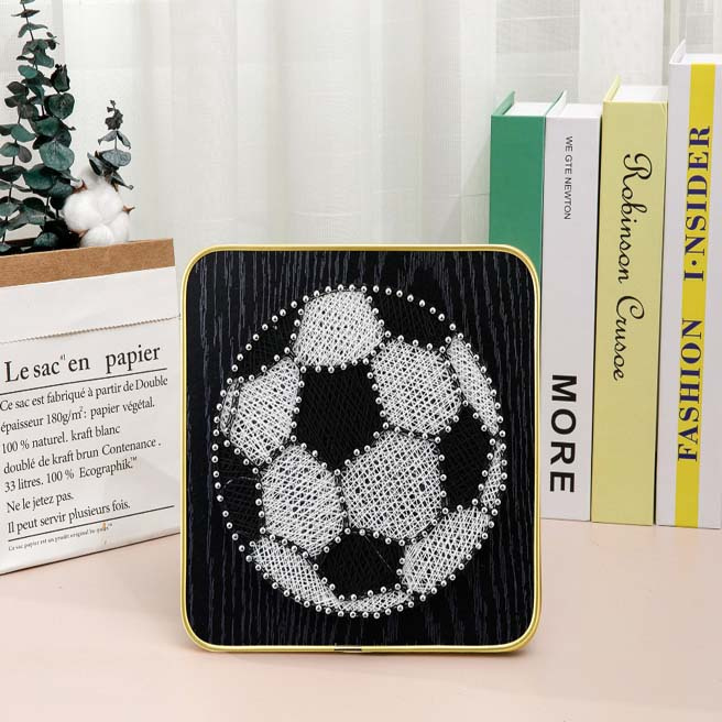 Set String Art 20x20 "Balon de fotbal"