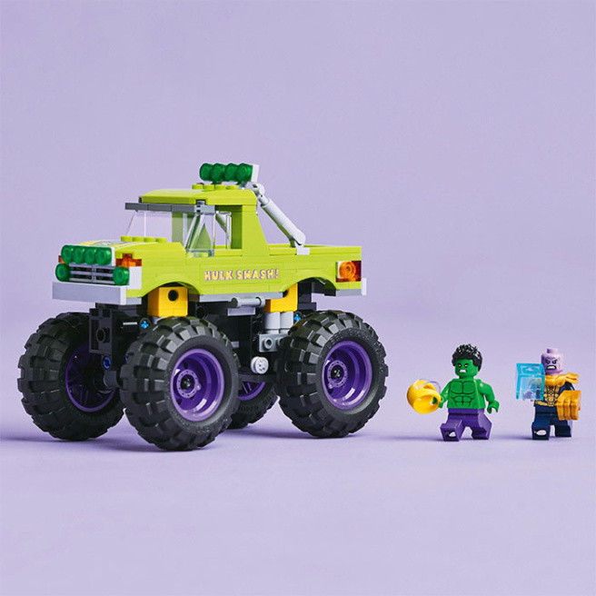Constructor LEGO Marvel Truck Hulk vs Thanos