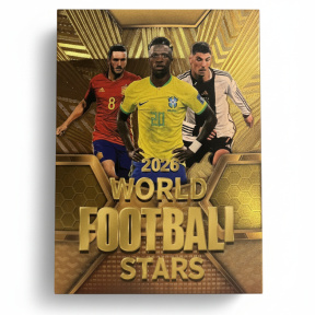 Set de carduri WFS (55 buc.) plastic, auriu