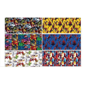 Бумага упаковочная 70х200 см. Marvel, 58гр/м