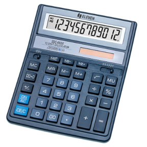Калькулятор настольный Eleven 888 XBL, синий (203x158x31 мм)