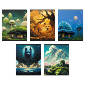 Тетрадь 60 листов клетка BG "Mystery"