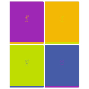 Тетрадь 48 листов клетка BG "Monocolor. Chat"