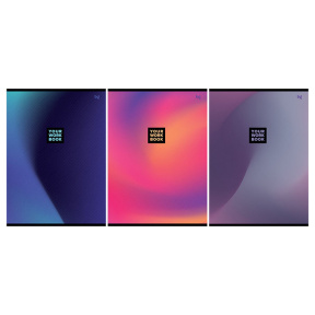 Caiet A4 48 foi pătrățele BG "Monocolor. Gradient"