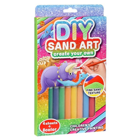 Набор для рисования песком, Динозавры, 8 цветов