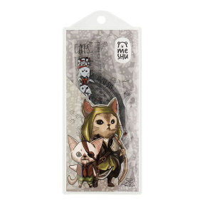 Set de desen MESHU "Cats Team" (riglă de 15 cm, raportor, 2 triunghiuri)