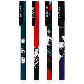 Ручка гелевая стираемая MESHU "Kawaii" синяя, 0,5 мм