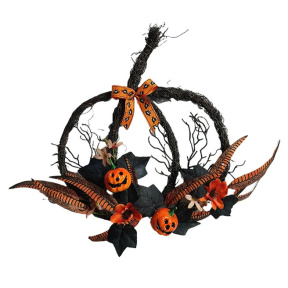 Halloween, Ghirlandă decorativă "Dovleac" 50 cm