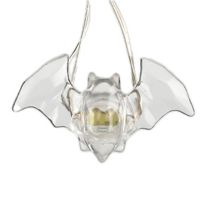 Halloween, Ghirlandă LED Lilieci, 2 m, 20 lumini