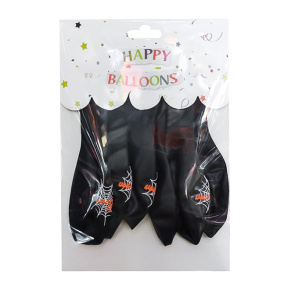 Halloween, Set baloane din latex, negre
