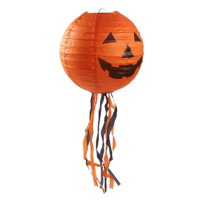 Halloween, Lampion din hârtie, oranj
