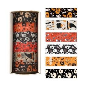 Halloween, Set bandă decorativă, 2 m, 6 buc, mix 2