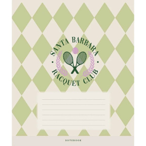 Тетрадь 18 листов клетка Школярик 3508 Old money style