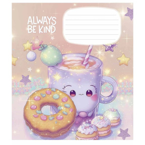 Тетрадь 12 листов линейка Школярик 3265 Anime friends