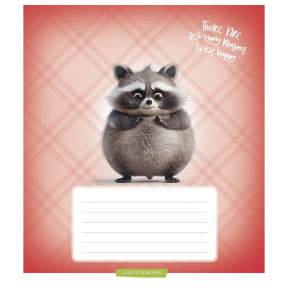 Тетрадь 12 листов клетка Star 3501 Cuties