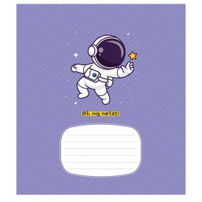 Тетрадь 12 листов клетка Школярик 3425 Oh My Notes