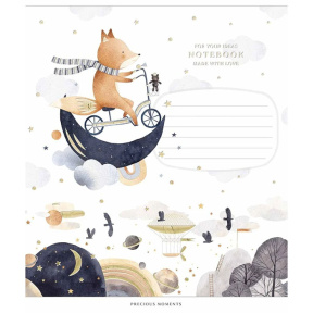 Тетрадь 12 листов линейка Школярик 3506 Precious moments