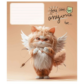 Тетрадь 12 листов линейка Школярик 3436 You can be anyone