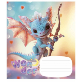 Тетрадь 12 листов клетка Star 3414 Wonderful