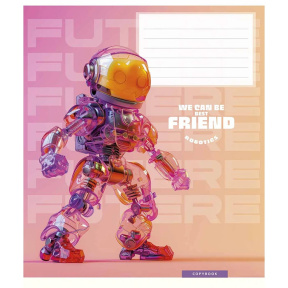 Тетрадь 12 листов линейка Школярик 3461 We can be best friend