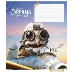 Тетрадь 12 листов линейка Школярик 3424 Best professions