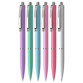 Ручка SCHNEIDER K15 корпус ассорти пастель, синяя 0,5 мм