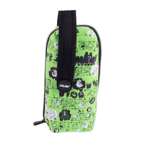 Пенал школьный Milan "Tandem" 4 отделениями с наполнением