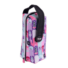 Пенал школьный Milan "Aliens" 4 отделениями с наполнением