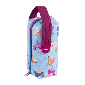 Пенал школьный Milan "Roller" 4 отделениями с наполнением