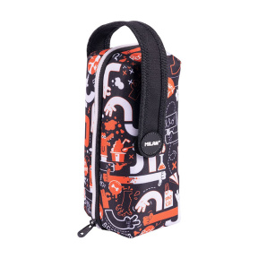 Пенал школьный Milan "Fingers" 4 отделениями с наполнением