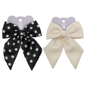 Clip de păr MESHU Arc deschis/întunecat cu buline