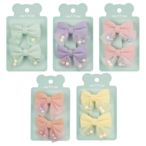 Agrafe MESHU Fundiță cu umplutură, asortate, 2 buc.