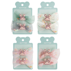 Agrafe MESHU Hare asortate, 2 buc.